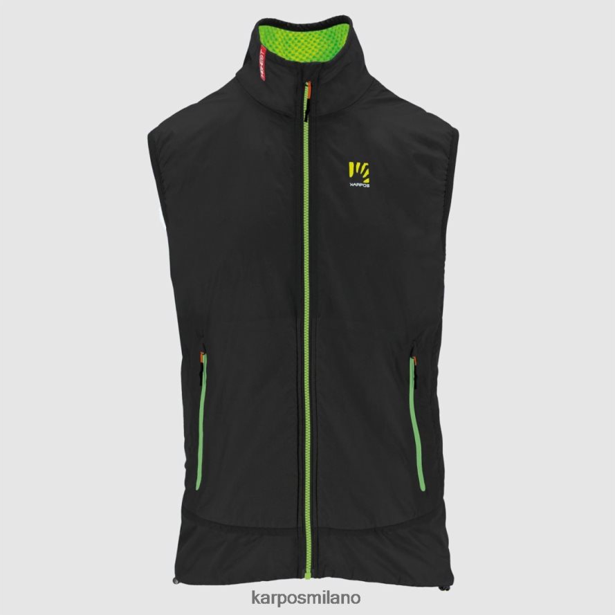 gilet| Karpos Gilet ibrido k-performance nero/verde gelsomino uomini DTRTHD128