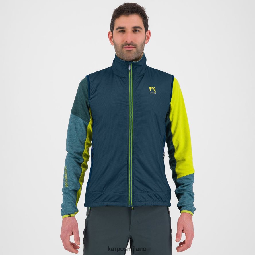 gilet| Karpos gilet della federazione mezzanotte/lampeggio verde uomini DTRTHD127