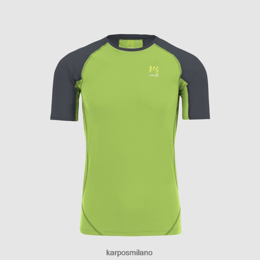 maglietta| Karpos Maglia Lavaredo verde gelsomino/blu sfumato uomini DTRTHD353