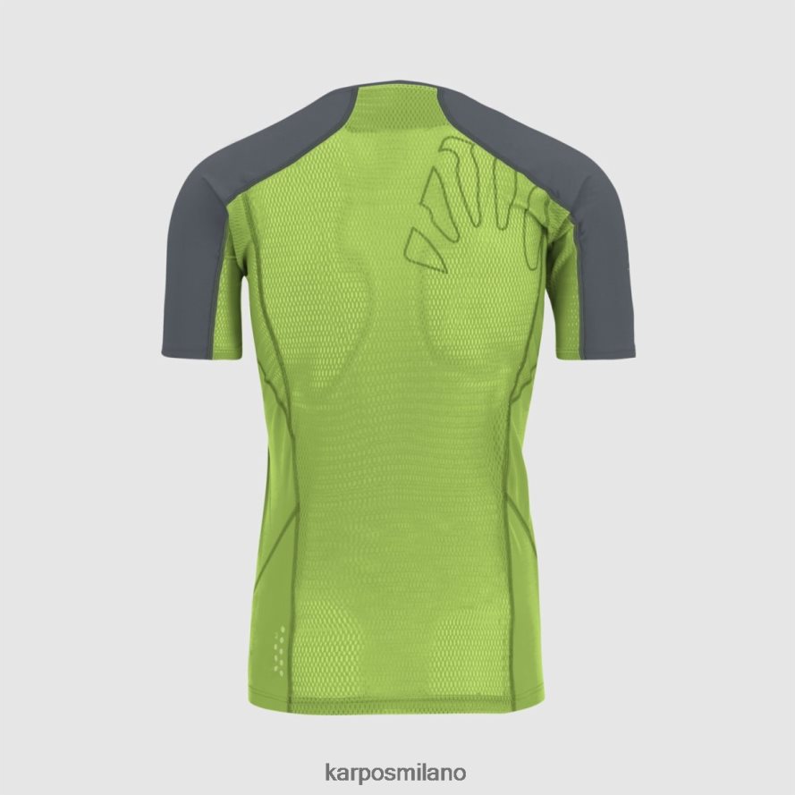 maglietta| Karpos Maglia Lavaredo verde gelsomino/blu sfumato uomini DTRTHD353