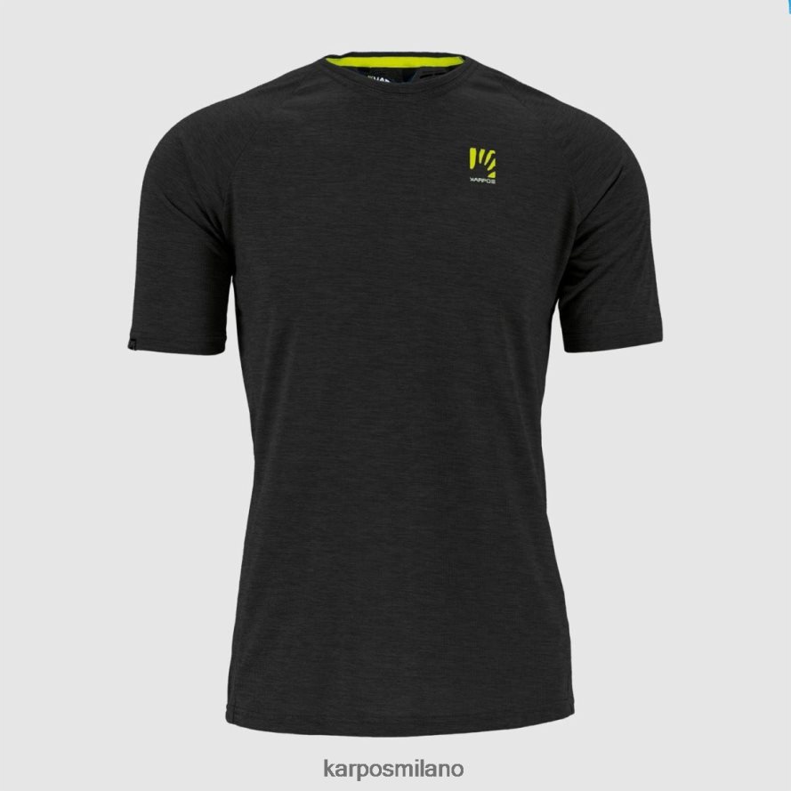 maglietta| Karpos maglia alta via polartec nero uomini DTRTHD368