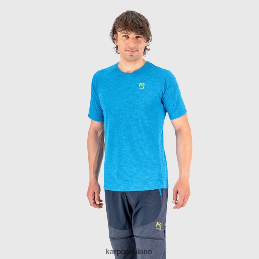 maglietta| Karpos maglia alta via polartec stamina indaco uomini DTRTHD367