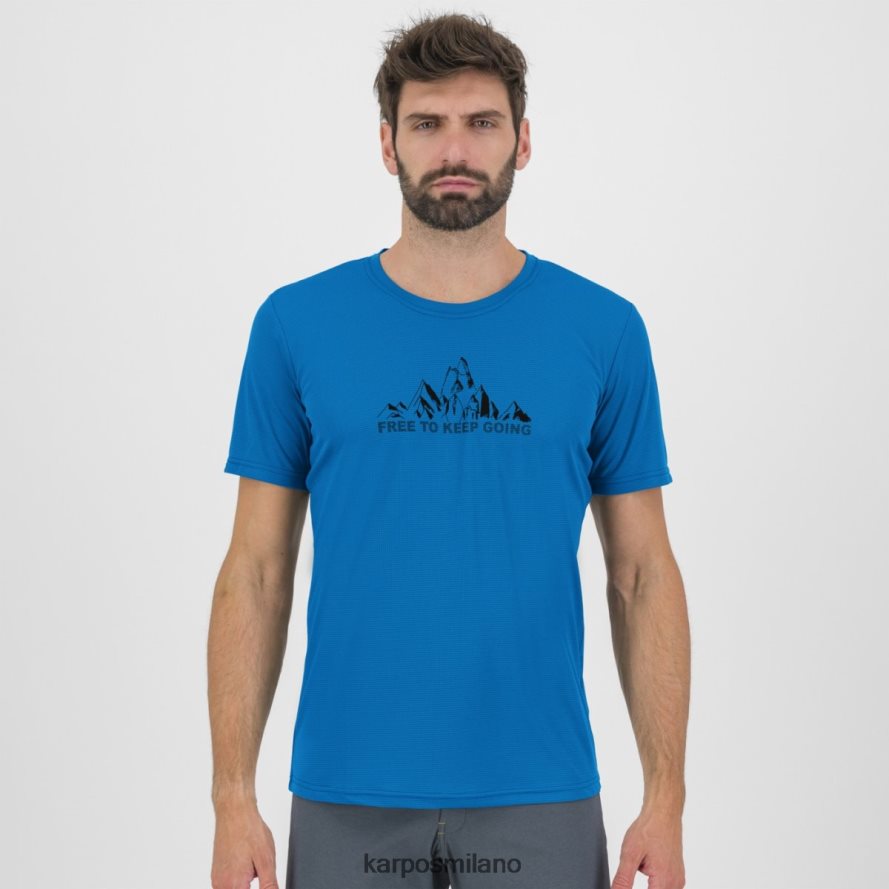 maglietta| Karpos maglia con stampa loma indaco B. uomini DTRTHD396