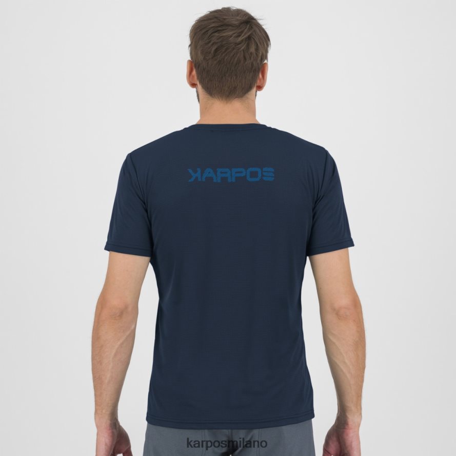 maglietta| Karpos maglia con stampa loma spazio esterno/indaco b./tangerin uomini DTRTHD394