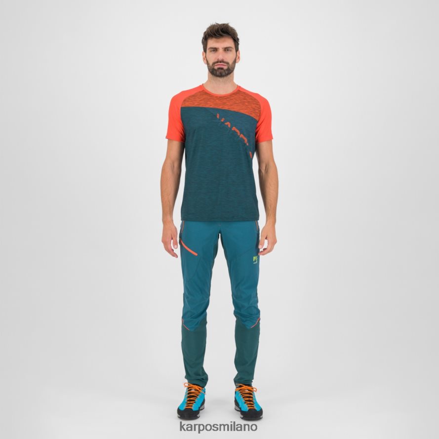 maglietta| Karpos maglia croda rossa mare scuro/paprika/balsamo uomini DTRTHD359