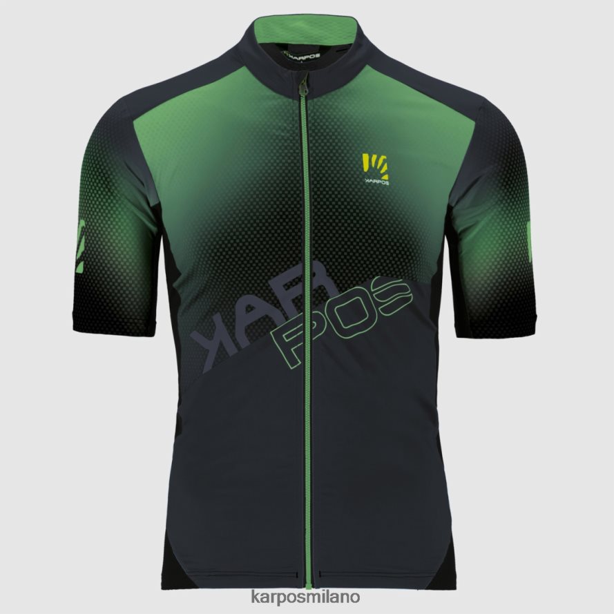 maglietta| Karpos maglia da salto stampa 1 ombre blu verde fluo b uomini DTRTHD306