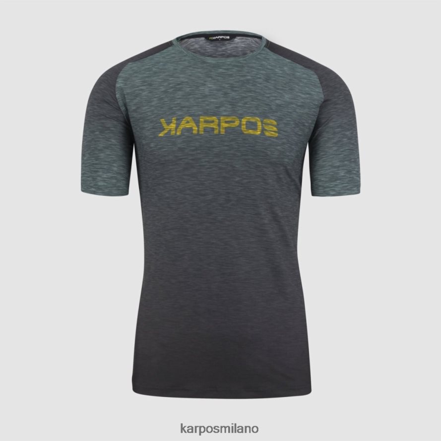 maglietta| Karpos maglia piazza prato nero/Atlantico settentrionale/cur uomini DTRTHD358