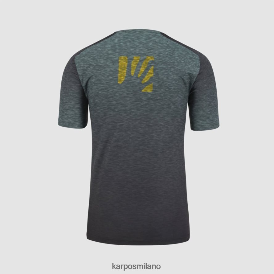 maglietta| Karpos maglia piazza prato nero/Atlantico settentrionale/cur uomini DTRTHD358