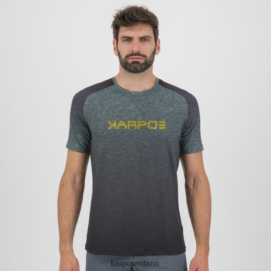 maglietta| Karpos maglia piazza prato nero/Atlantico settentrionale/cur uomini DTRTHD358