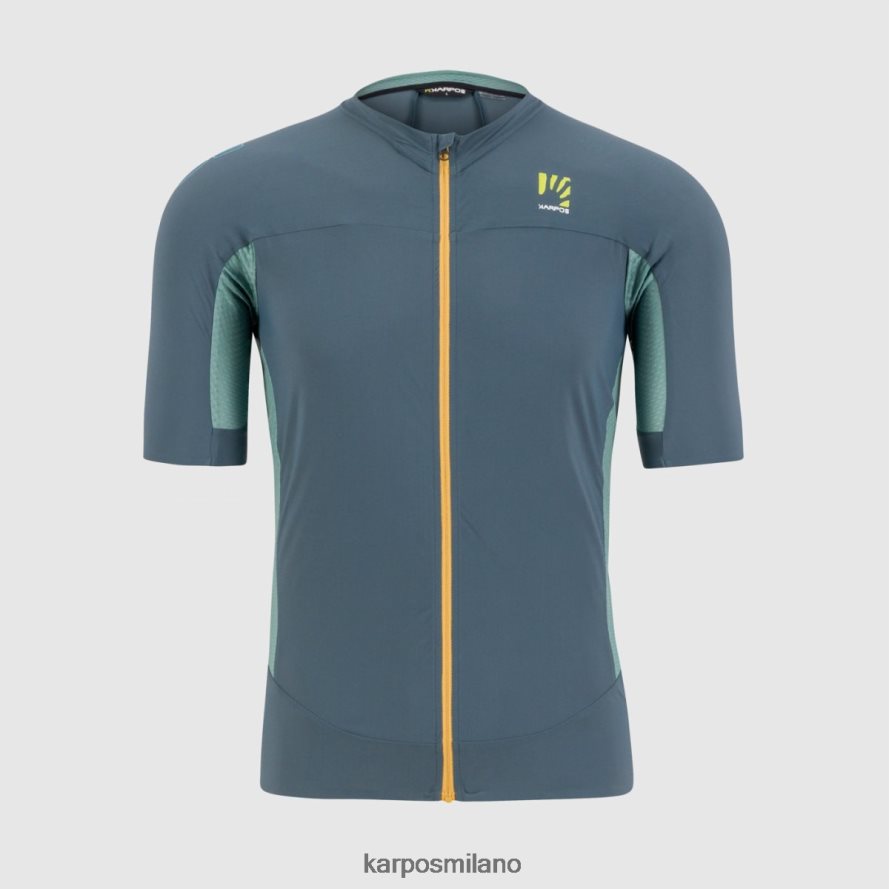 maglietta| Karpos maglia pralongia evo ardesia scura/Nord Atlantico uomini DTRTHD299