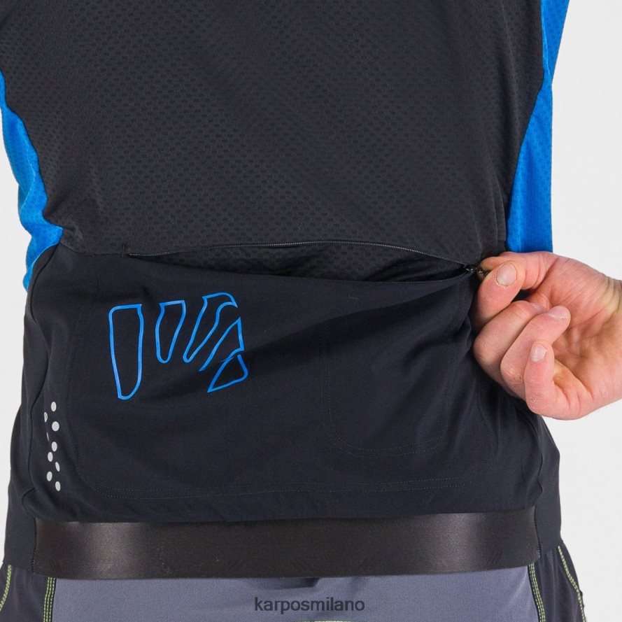 maglietta| Karpos maglia pralongia nero/indaco b. uomini DTRTHD310