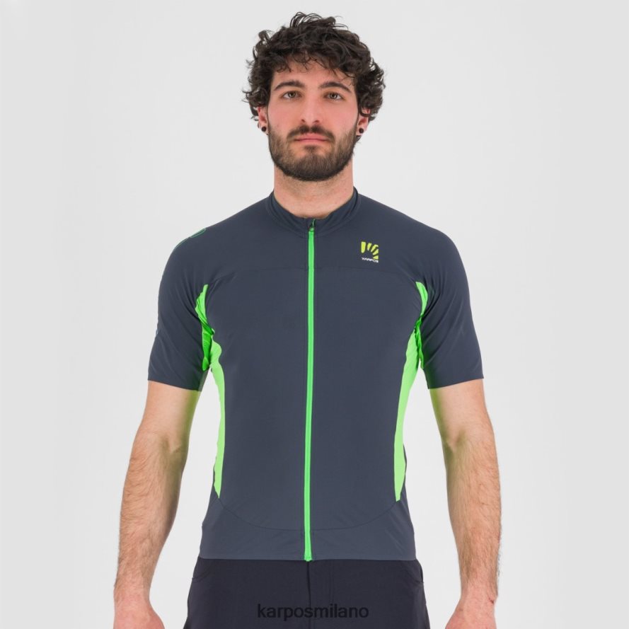 maglietta| Karpos maglia pralongia ombre blu/verde fluo uomini DTRTHD309