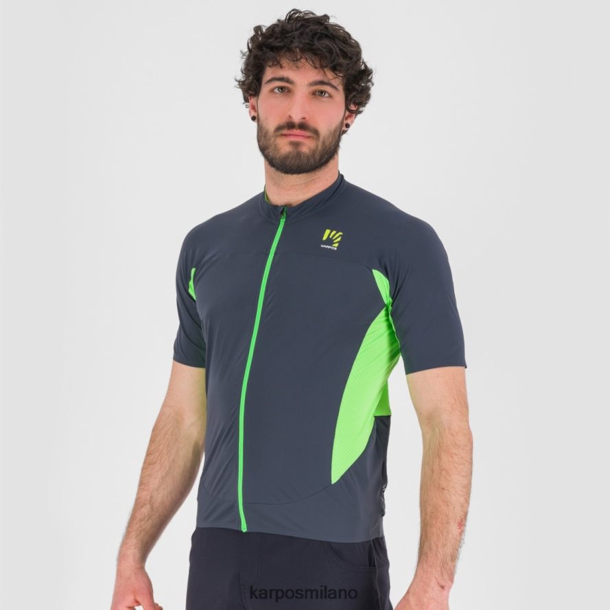 maglietta| Karpos maglia pralongia ombre blu/verde fluo uomini DTRTHD309