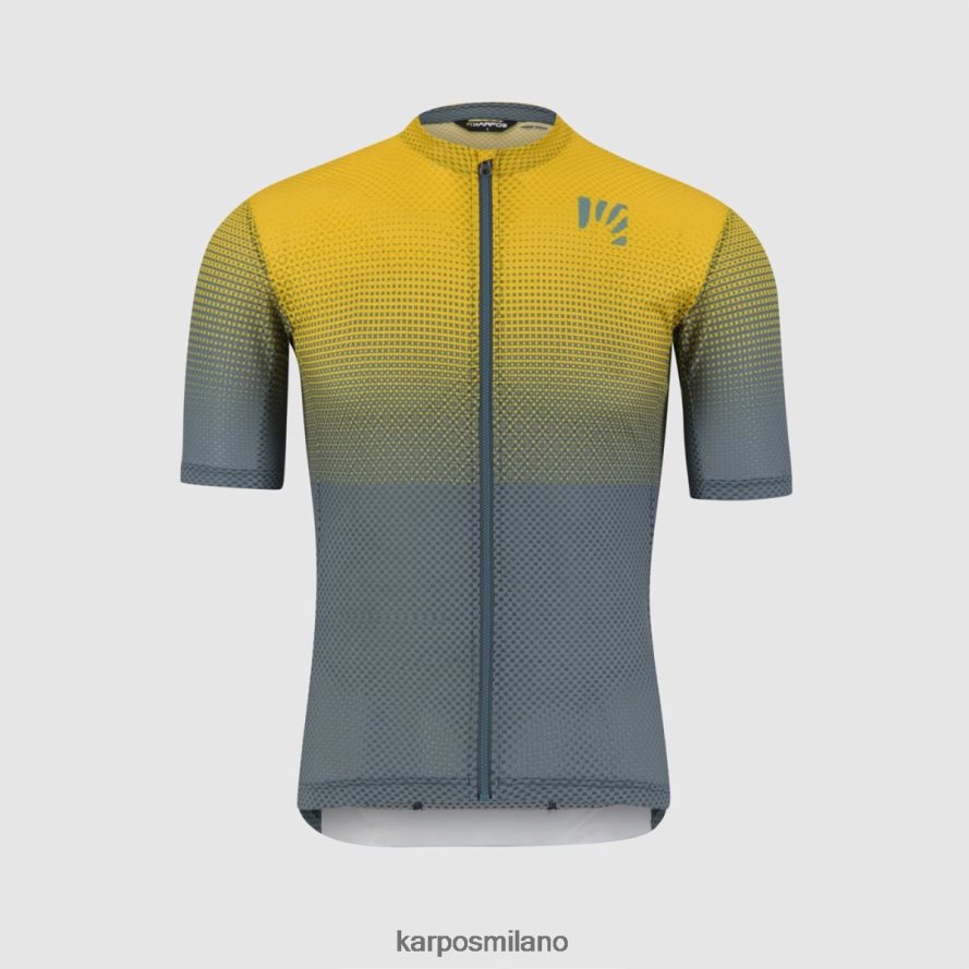 maglietta| Karpos maglia valviola ardesia scura/curry al limone/nord a uomini DTRTHD319