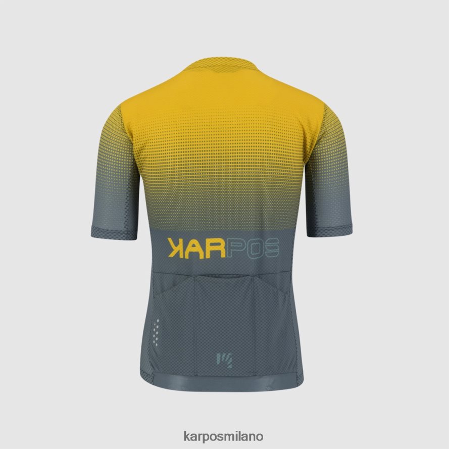 maglietta| Karpos maglia valviola ardesia scura/curry al limone/nord a uomini DTRTHD319