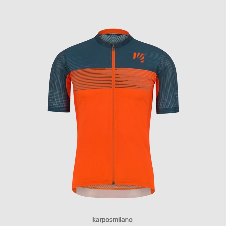 maglietta| Karpos maglia verde fuoco mandarino t/spazio esterno uomini DTRTHD315