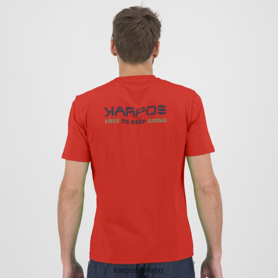 maglietta| Karpos maglietta astro alpino paprica uomini DTRTHD419