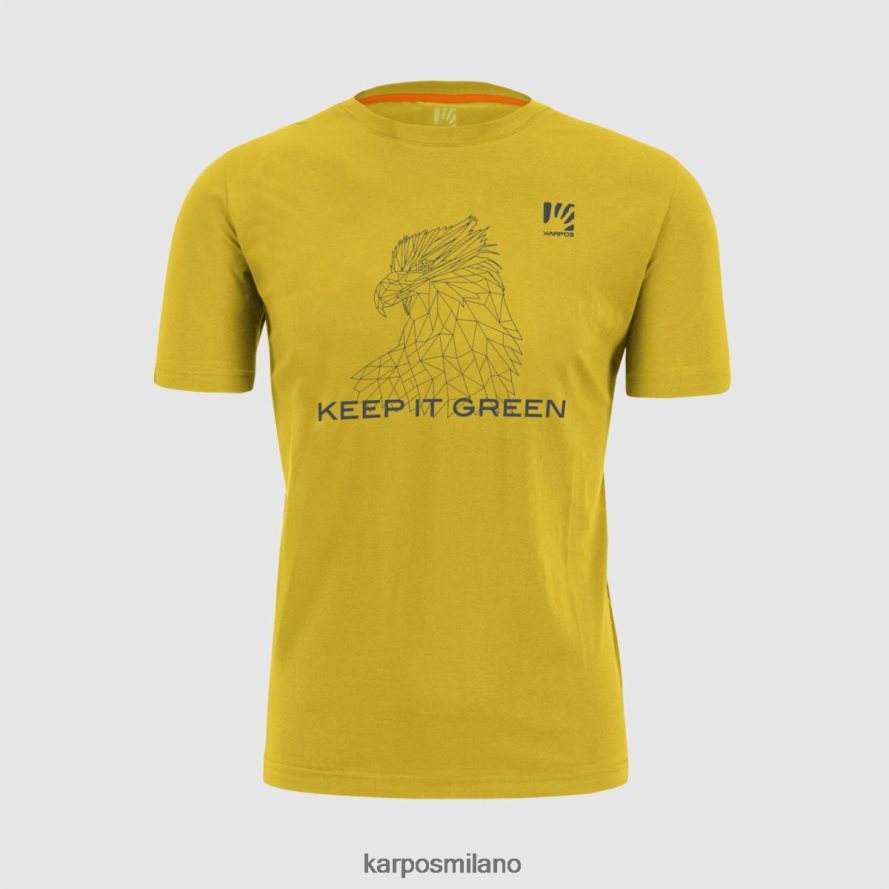 maglietta| Karpos maglietta bottone d'oro curry al limone uomini DTRTHD422