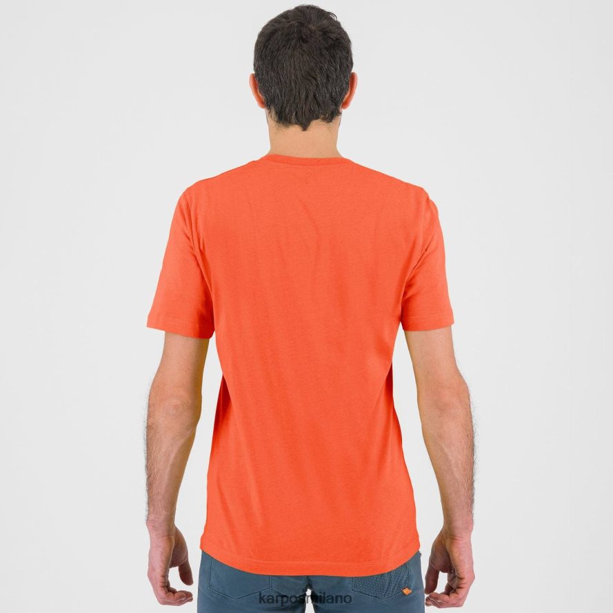 maglietta| Karpos maglietta con anemone arancia piccante uomini DTRTHD416