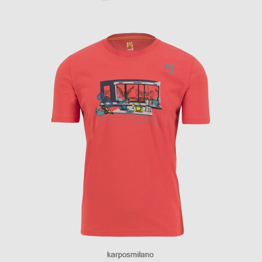 maglietta| Karpos maglietta con anemone paprica uomini DTRTHD412