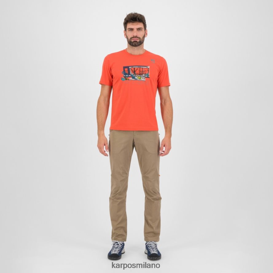 maglietta| Karpos maglietta con anemone paprica uomini DTRTHD412