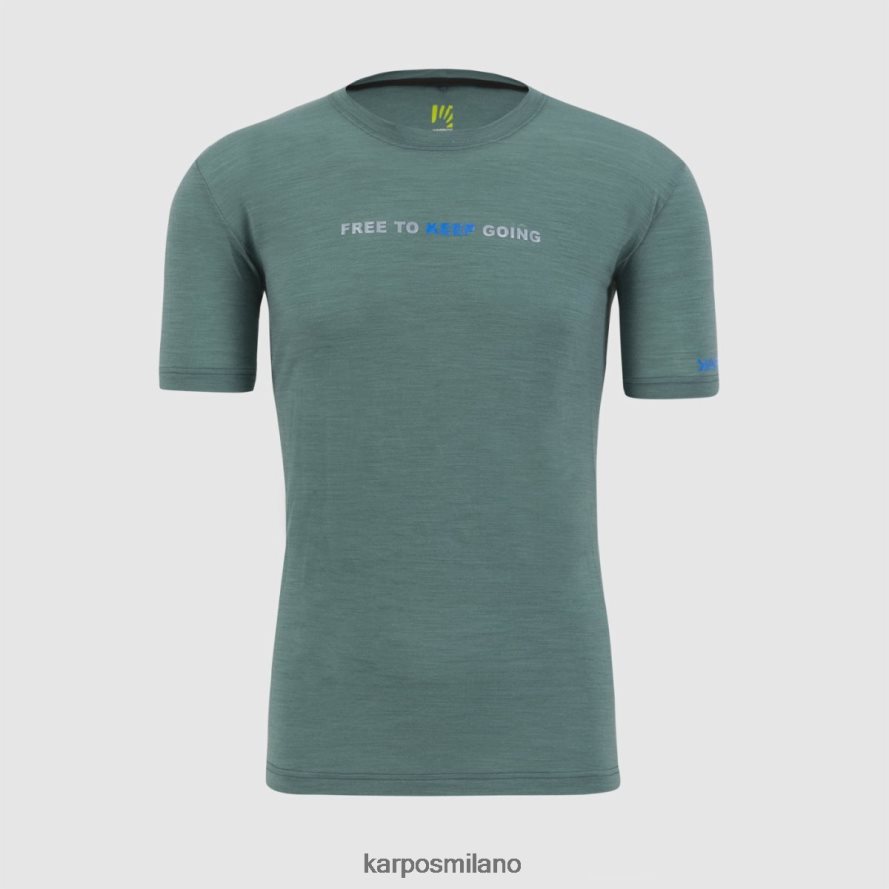 maglietta| Karpos maglietta coppolo in lana merino Nord Atlantico uomini DTRTHD329