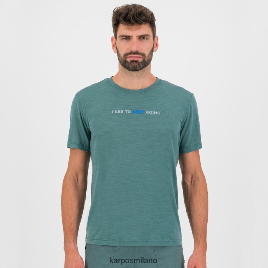 maglietta| Karpos maglietta coppolo in lana merino Nord Atlantico uomini DTRTHD329