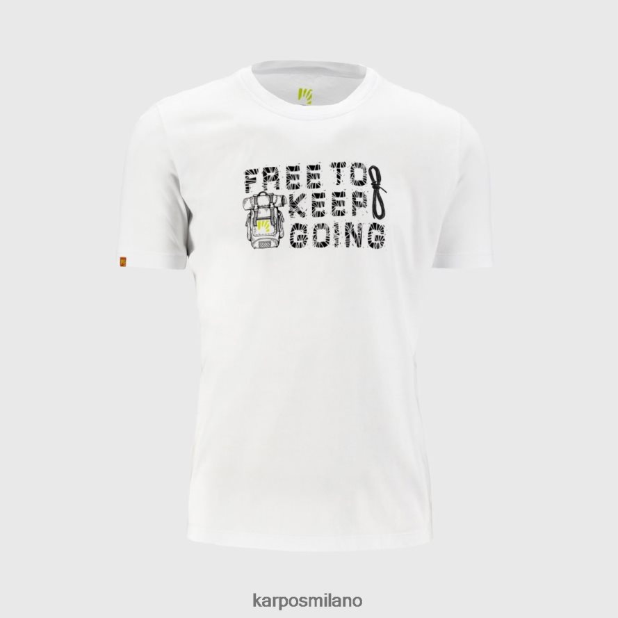 maglietta| Karpos maglietta croco bianco uomini DTRTHD401