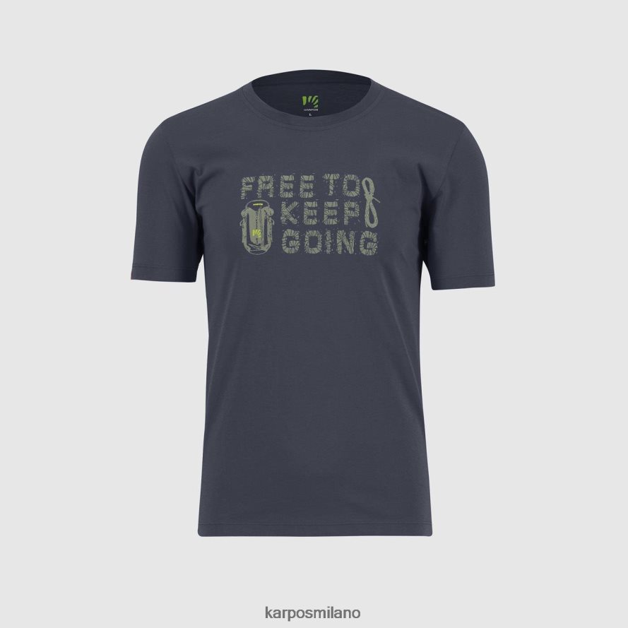maglietta| Karpos maglietta croco blu ombre uomini DTRTHD400