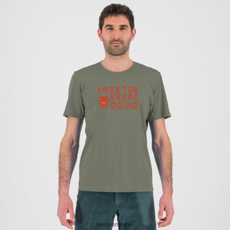 maglietta| Karpos maglietta croco timo/arancia piccante uomini DTRTHD406