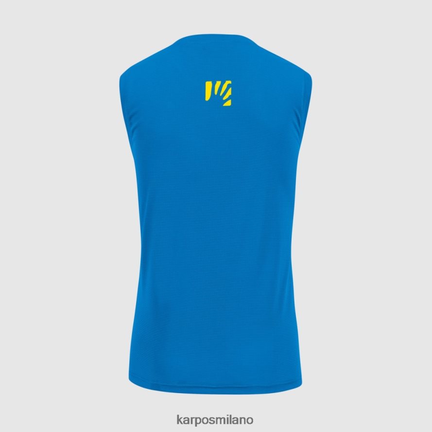 maglietta| Karpos serbatoio loma bandierina indaco/alta visibilità uomini DTRTHD440