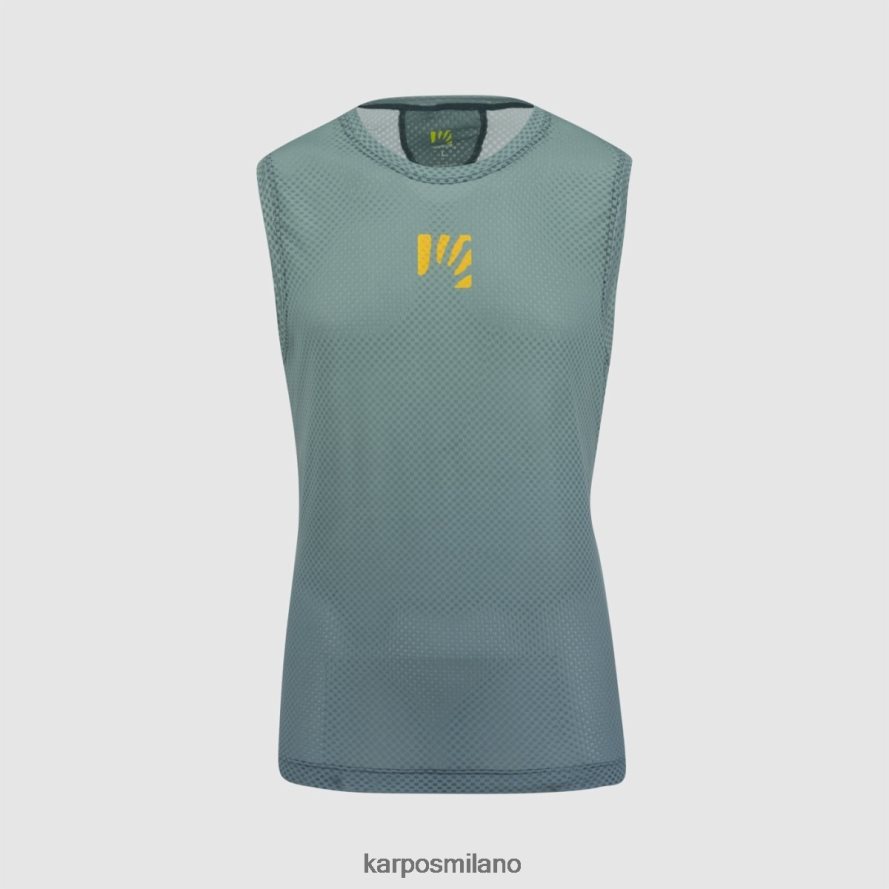 maglietta| Karpos verve mesh senza maniche ardesia scura/Nord Atlantico uomini DTRTHD385