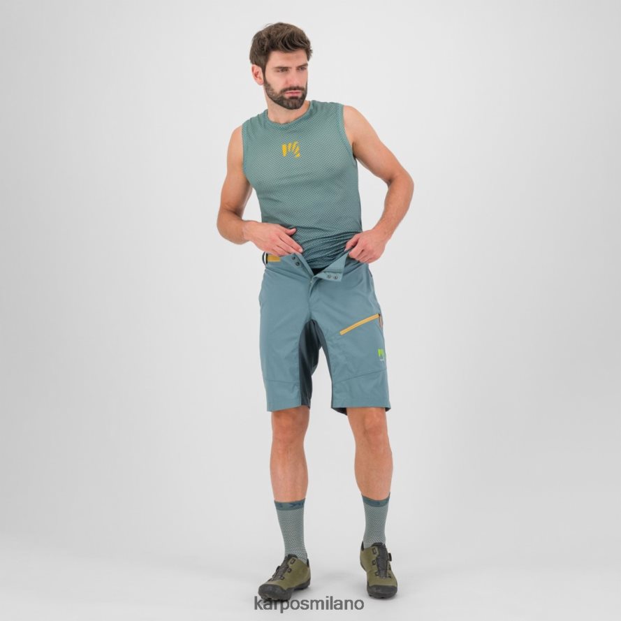 maglietta| Karpos verve mesh senza maniche ardesia scura/Nord Atlantico uomini DTRTHD385