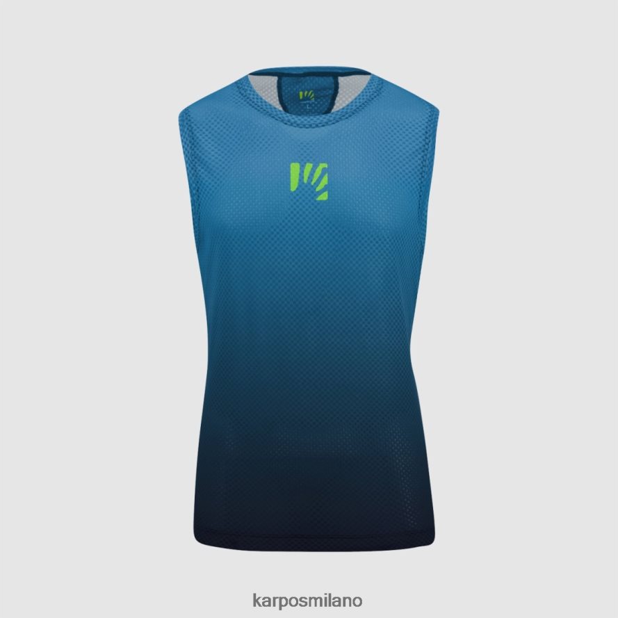 maglietta| Karpos verve mesh senza maniche nero/indaco b. uomini DTRTHD387