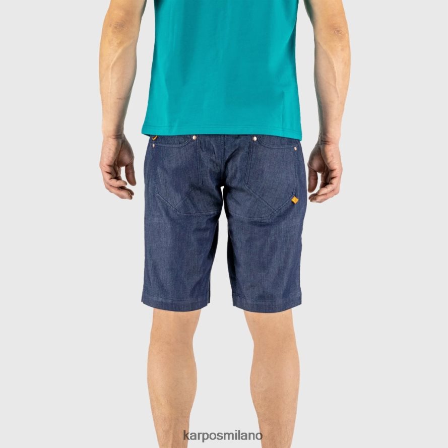breve| Karpos Bermuda jeans castegner leggeri blu scuro uomini DTRTHD620