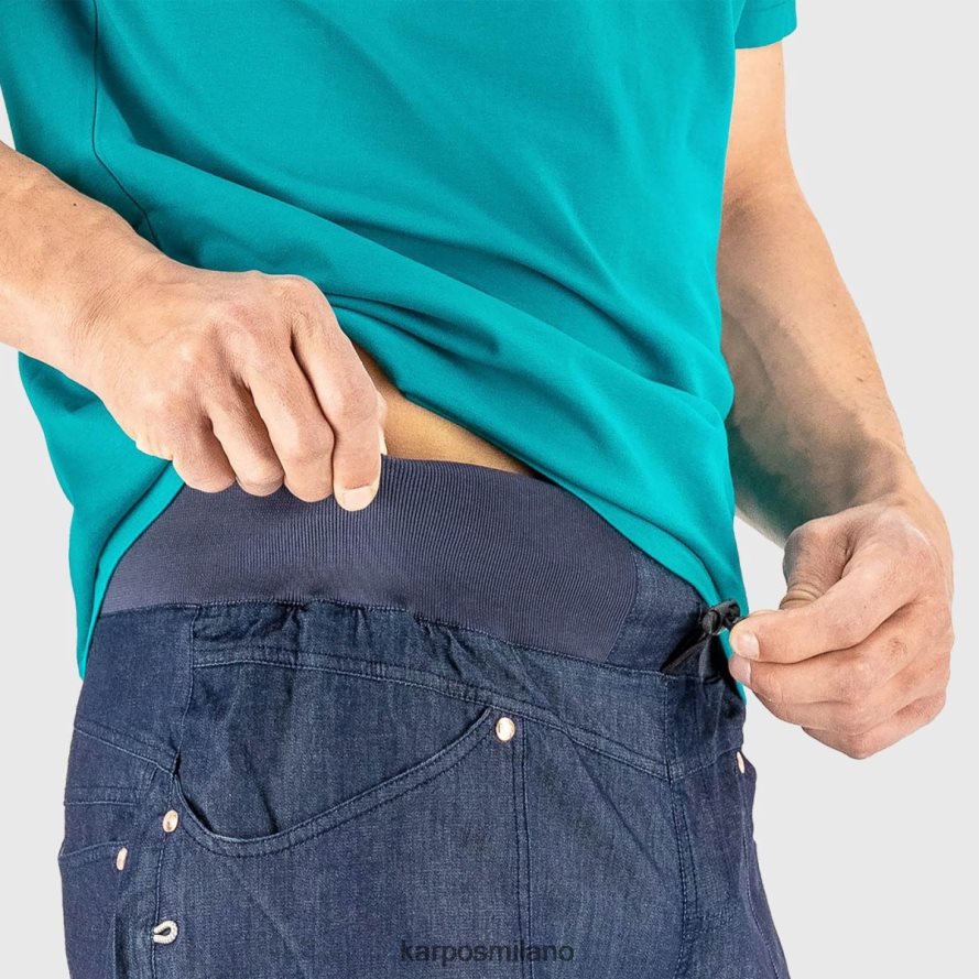 breve| Karpos Bermuda jeans castegner leggeri blu scuro uomini DTRTHD620