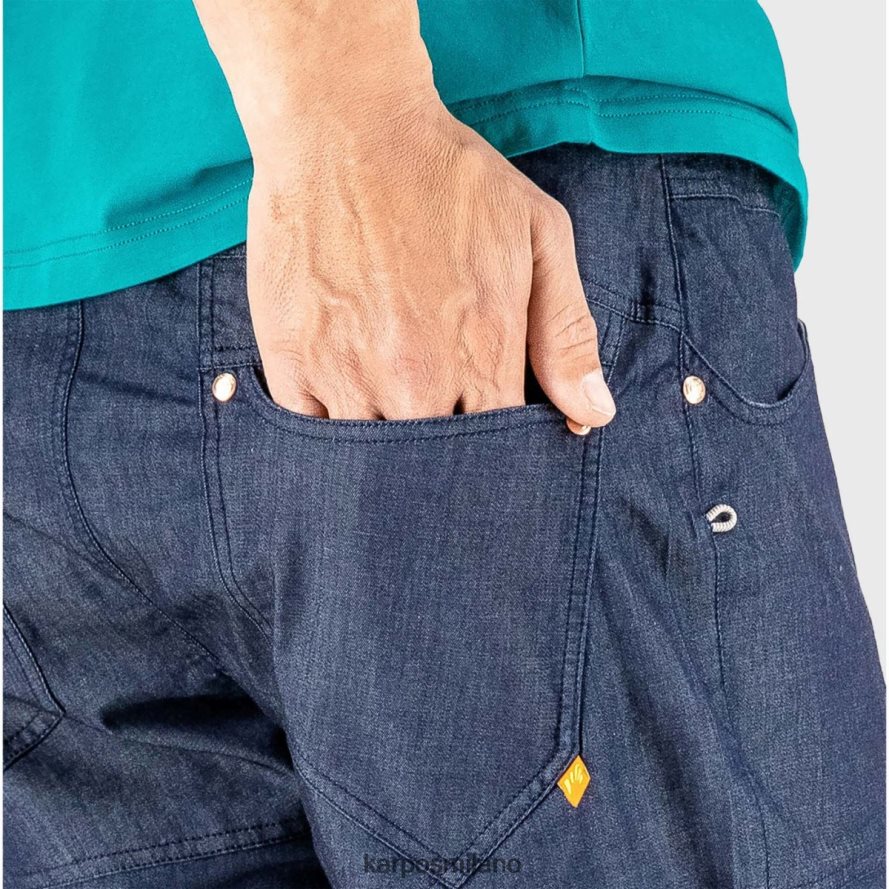 breve| Karpos Bermuda jeans castegner leggeri blu scuro uomini DTRTHD620