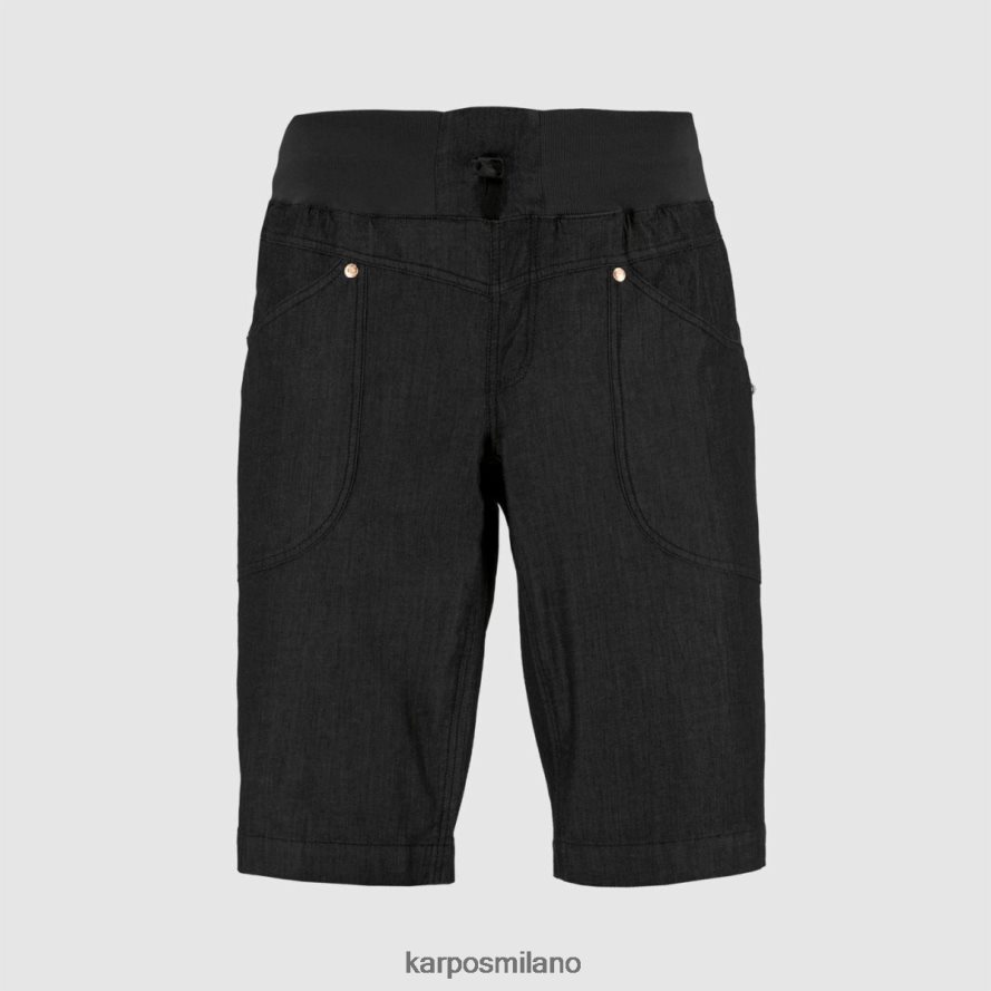 breve| Karpos Bermuda jeans castegner leggeri nero uomini DTRTHD621