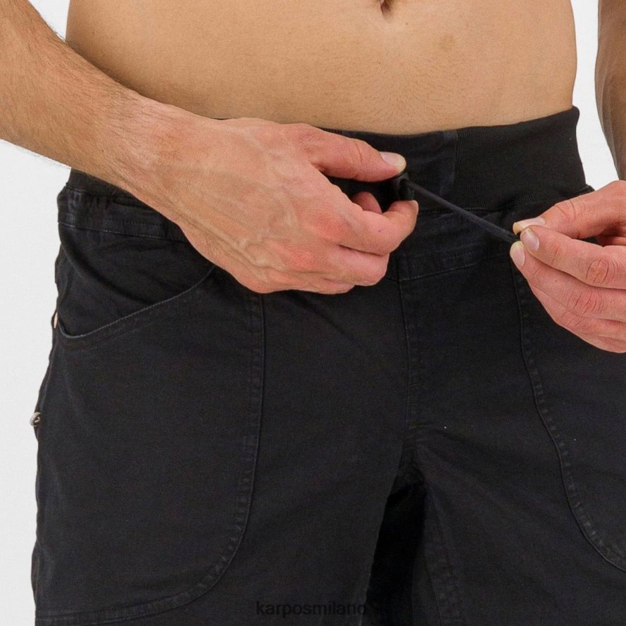 breve| Karpos Bermuda jeans castegner leggeri nero uomini DTRTHD621