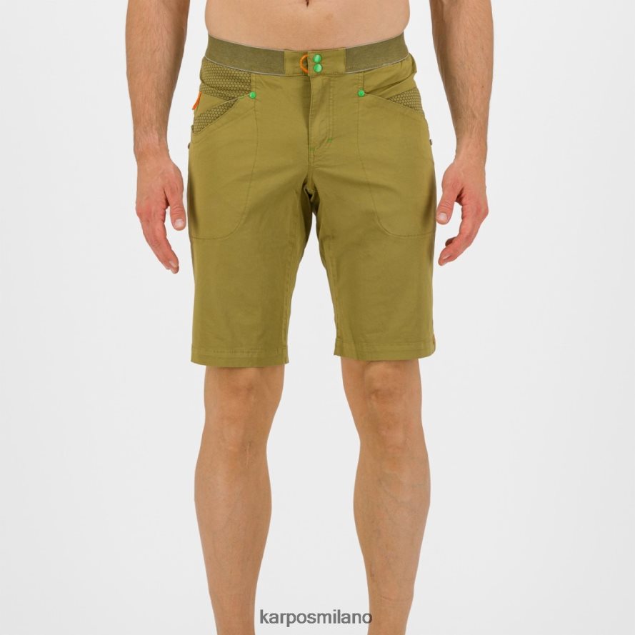 breve| Karpos bermuda noghera fieno verde uomini DTRTHD647
