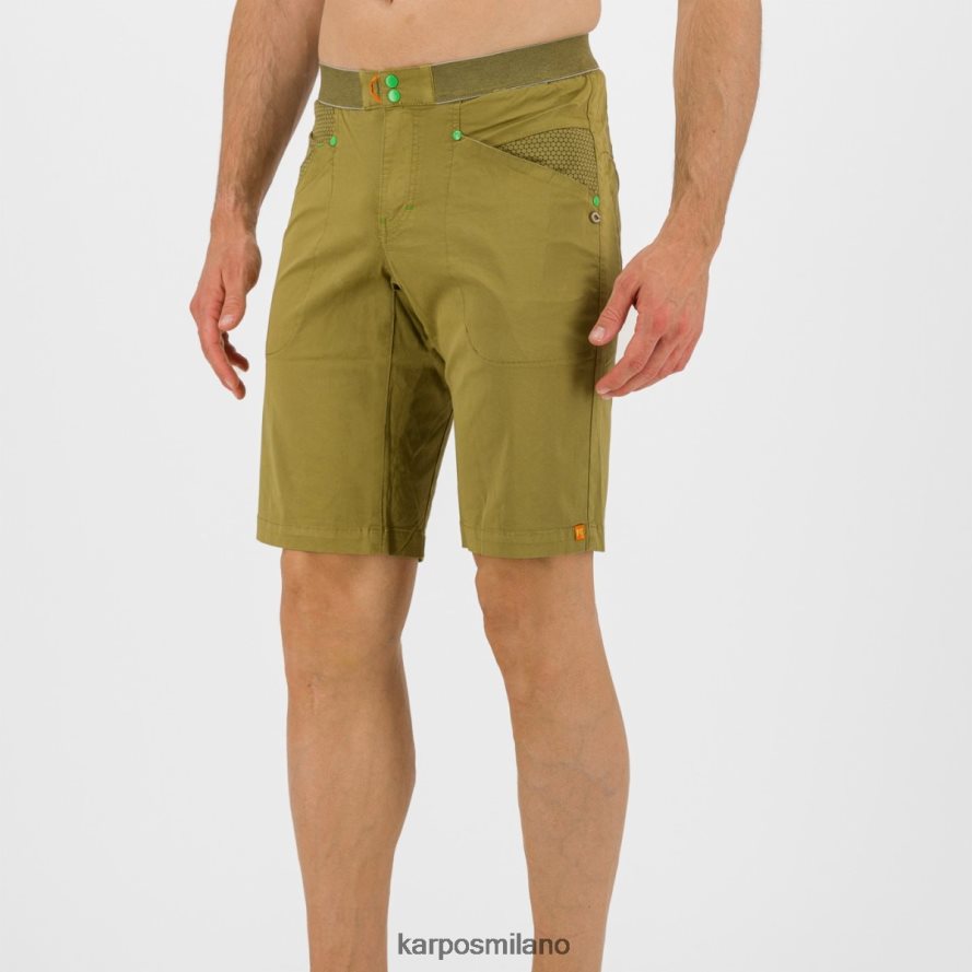 breve| Karpos bermuda noghera fieno verde uomini DTRTHD647