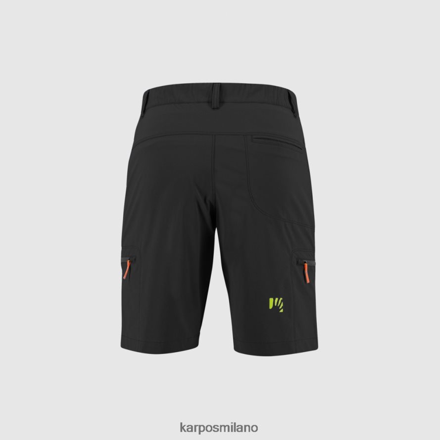 breve| Karpos fantasia bermuda nero/grigio scuro uomini DTRTHD678