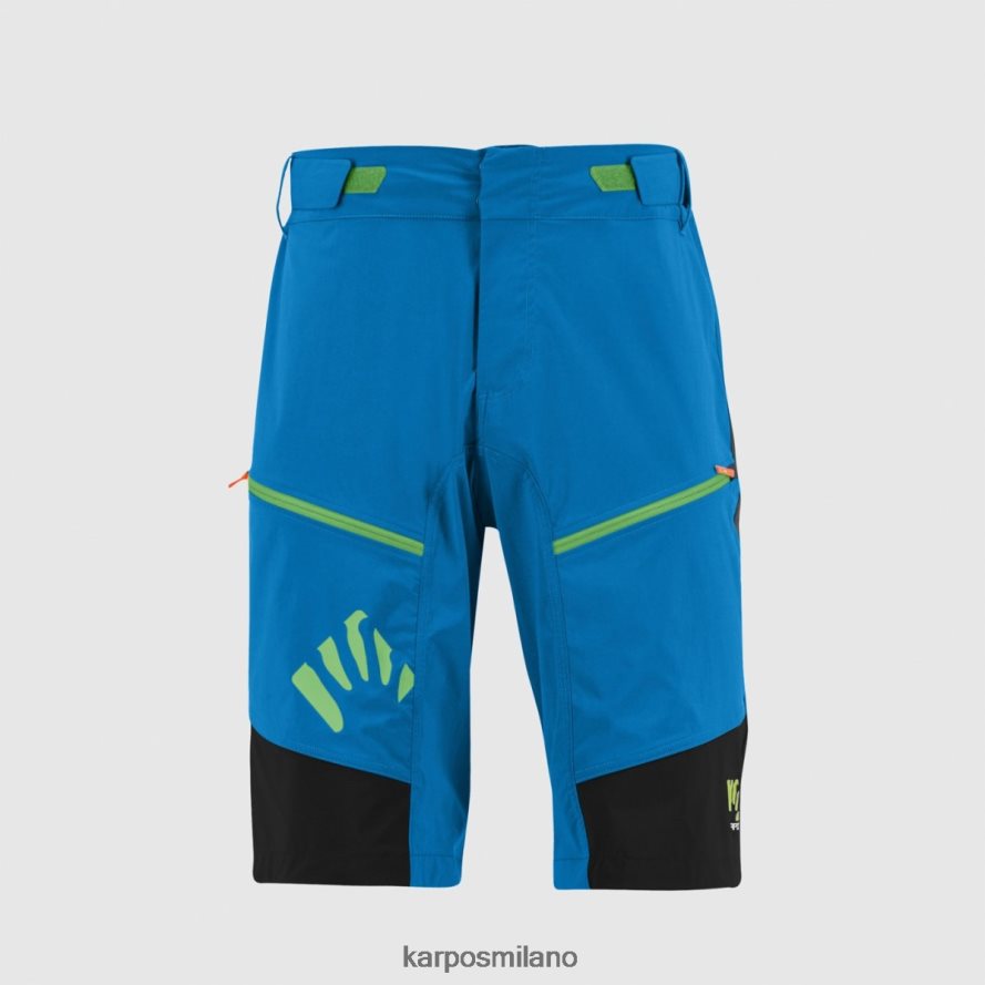 breve| Karpos pantaloncini larghi rapidi indaco b./nero/verde fluo uomini DTRTHD630