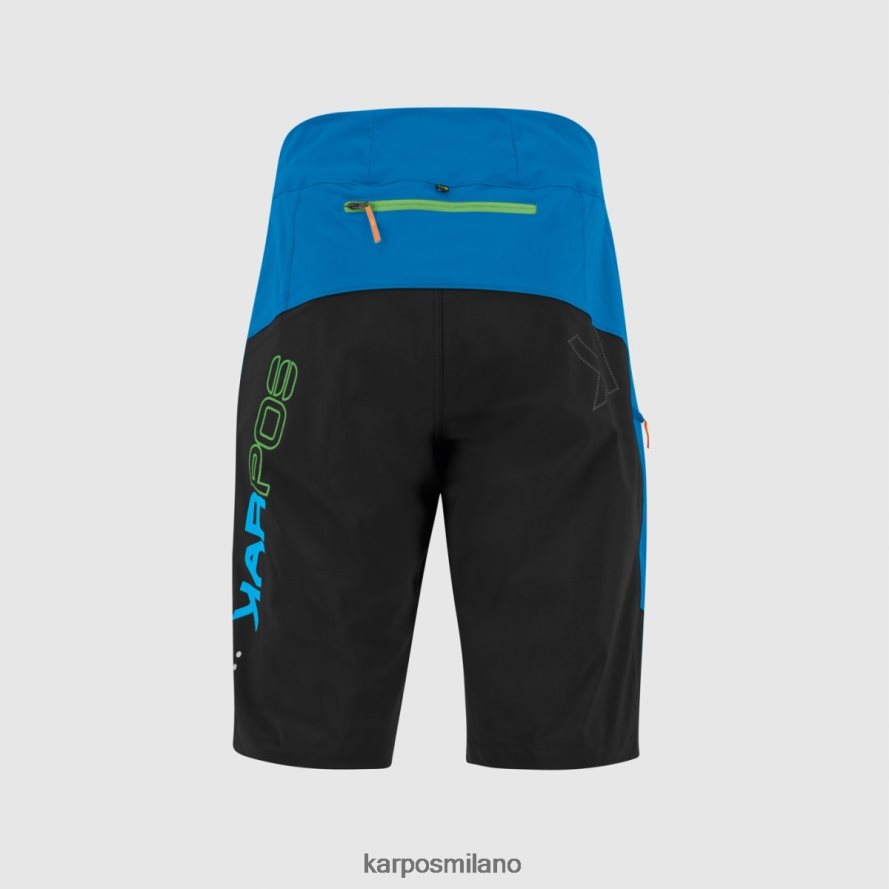 breve| Karpos pantaloncini larghi rapidi indaco b./nero/verde fluo uomini DTRTHD630