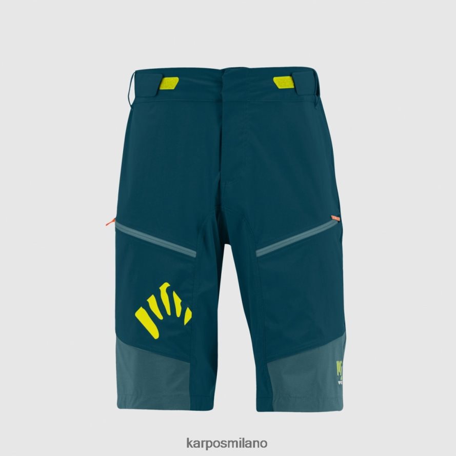 breve| Karpos pantaloncini larghi rapidi refl.pond/idro/giallo fluo uomini DTRTHD628