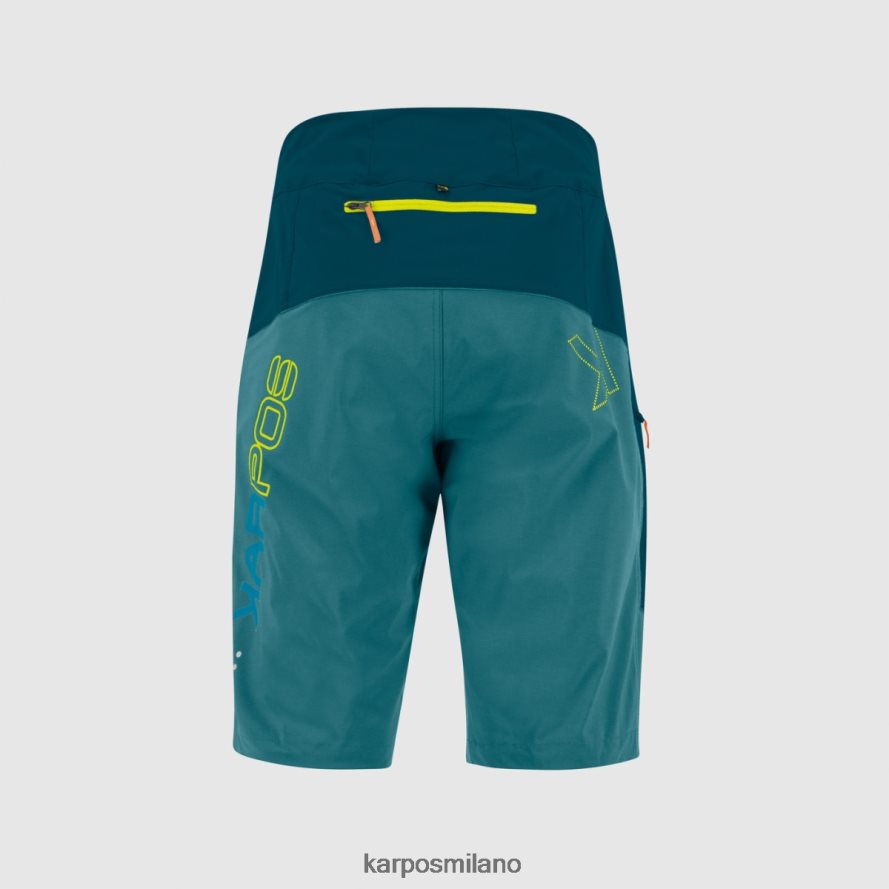 breve| Karpos pantaloncini larghi rapidi refl.pond/idro/giallo fluo uomini DTRTHD628