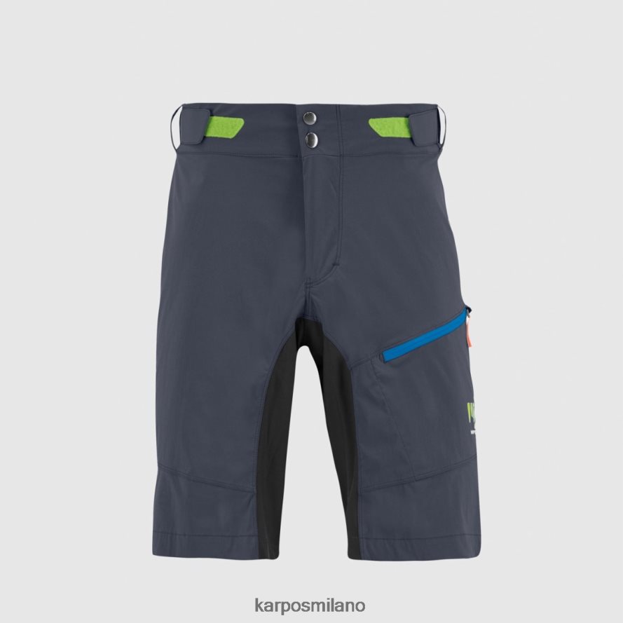 breve| Karpos pantaloncini valviola blu sfumato/nero/verde fluo uomini DTRTHD662
