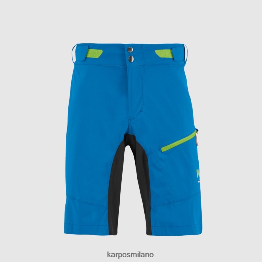 breve| Karpos pantaloncini valviola indaco b./nero/verde fluo uomini DTRTHD663