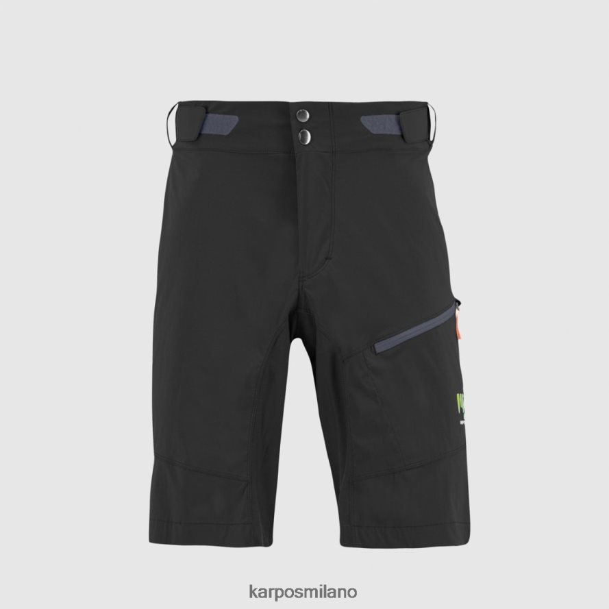 breve| Karpos pantaloncini valviola nero/blu scuro uomini DTRTHD664