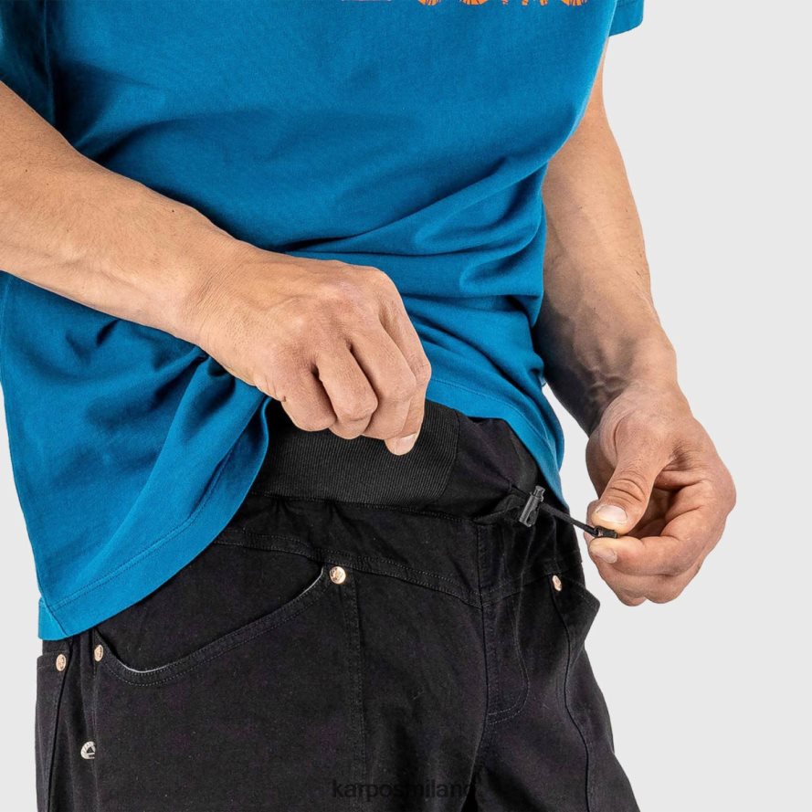 pantalone| Karpos Pantaloni castegner jeans chiari nero uomini DTRTHD557